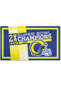 Los Angeles Rams Super Bowl LVI Champions Dynasty 3x5 Interior Rug