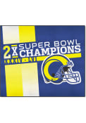 Los Angeles Rams Super Bowl LVI Champions Dynasty Tailgater Interior Rug