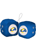 Sports Licensing Solutions Los Angeles Rams Team Logo Fuzzy Dice - Blue