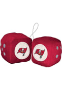 Sports Licensing Solutions Tampa Bay Buccaneers Team Logo Fuzzy Dice - Red