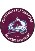 Colorado Avalanche 2022 Stanley Cup Champion Puck Interior Rug