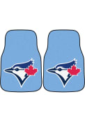 Sports Licensing Solutions Toronto Blue Jays 2 Piece Carpet Car Mat - Light Blue