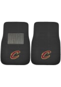Sports Licensing Solutions Cleveland Cavaliers 2 Piece Embroidered Car Mat - Black
