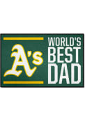 Oakland Athletics Starter Worlds Best Dad Interior Rug