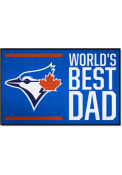 Toronto Blue Jays Starter Worlds Best Dad Interior Rug