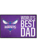 Charlotte Hornets Starter Worlds Best Dad Interior Rug
