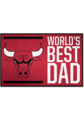 Chicago Bulls Starter Worlds Best Dad Interior Rug