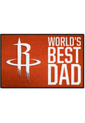 Houston Rockets Starter Worlds Best Dad Interior Rug
