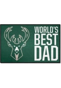 Milwaukee Bucks Starter Worlds Best Dad Interior Rug