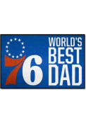 Philadelphia 76ers Starter Worlds Best Dad Interior Rug