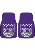 Sports Licensing Solutions Sacramento Kings 2-Piece Carpet Car Mat - Black