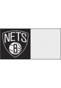Brooklyn Nets 18x18 Team Tiles Interior Rug