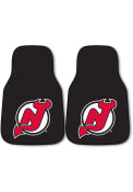 Sports Licensing Solutions New Jersey Devils 2-Piece Carpet Car Mat - Black