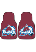 Sports Licensing Solutions Colorado Avalanche 2-Piece Carpet Car Mat - Maroon