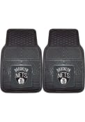 Sports Licensing Solutions Brooklyn Nets 18x27 Vinyl Car Mat - Black