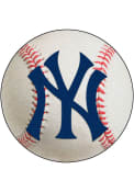 New York Yankees 27` Baseball Interior Rug