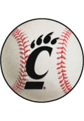 White Cincinnati Bearcats 27` Baseball Interior Rug
