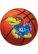 Kansas Jayhawks 27` Basketball Interior Rug