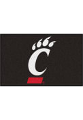 Black Cincinnati Bearcats 60x96 Ultimat Interior Rug