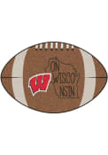 Wisconsin Badgers Southern Style 20x32 Football Interior Rug