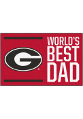 Georgia Bulldogs Worlds Best Dad 19x30 Starter Interior Rug