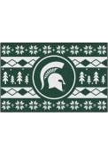 Michigan State Spartans 19x30 Holiday Sweater Starter Interior Rug