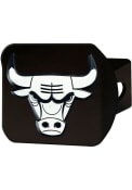 Chicago Bulls Black Car Accessory Hitch Cover