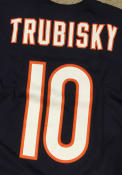 Mitch Trubisky Chicago Bears Navy Blue Name and Number Player Tee