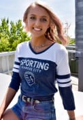 Sporting Kansas City Womens Perfect Score T-Shirt - Navy Blue