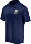 Notre Dame Fighting Irish Striated Polo Shirt - Navy Blue