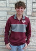 Texas A&M Aggies Primary 1/4 Zip Pullover - Maroon