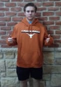 Texas Longhorns Elevate Play Hooded Sweatshirt - Burnt Orange