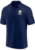 Notre Dame Fighting Irish Team Poly Polo Shirt - Navy Blue