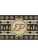 Purdue Boilermakers 19x30 Holiday Sweater Starter Interior Rug