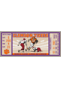 Clemson Tigers 30x72 Ticket Runner Interior Rug