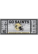 New Orleans Saints 30x72 Ticket Runner Interior Rug