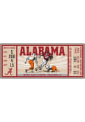Alabama Crimson Tide 30x72 Ticket Runner Interior Rug