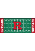 Rutgers Scarlet Knights 30x72 Football Field Runner Interior Rug
