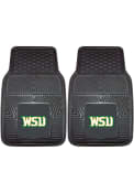 Sports Licensing Solutions Wright State Raiders 18x27 Vinyl Car Mat - Black