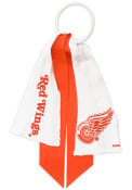 Detroit Red Wings Youth Ponytail Holder Hair Scrunchie - White