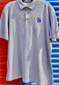 Kansas Jayhawks Tommy Bahama Pacific Shore Polo Shirt - Grey