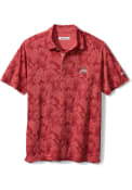 Ohio State Buckeyes Tommy Bahama Sport Palmetto Palms Polo Shirt - Red