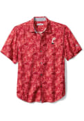 Tommy Bahama Red Cincinnati Bearcats Sport Jungle Shade Silk Camp Dress Shirt