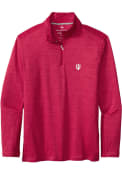 Indiana Hoosiers Tommy Bahama Sport Delray 1/4 Zip Pullover - Red