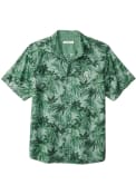 Michigan State Spartans Tommy Bahama Sport Printed Reign Forest Fronds Dress Shirt - Green