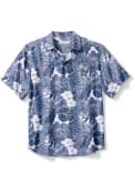Kansas Jayhawks Tommy Bahama Coconut Point Playa Flora Dress Shirt - Blue