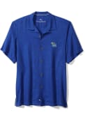 Kansas Jayhawks Tommy Bahama Sport Tropic Isles Camp Dress Shirt - Blue