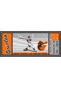 Baltimore Orioles 30x72 Ticket Runner Interior Rug