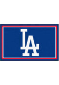 Los Angeles Dodgers 4x6 Plush Interior Rug
