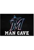 Miami Marlins 19x30 Man Cave Starter Interior Rug